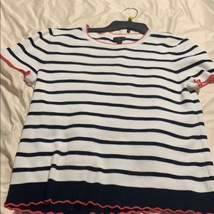 Business stretchy short sleeve top